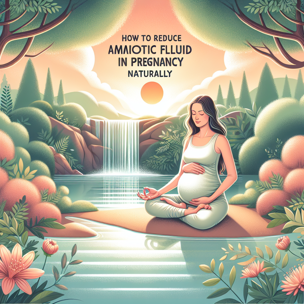 How To Reduce Amniotic Fluid In Pregnancy Naturally